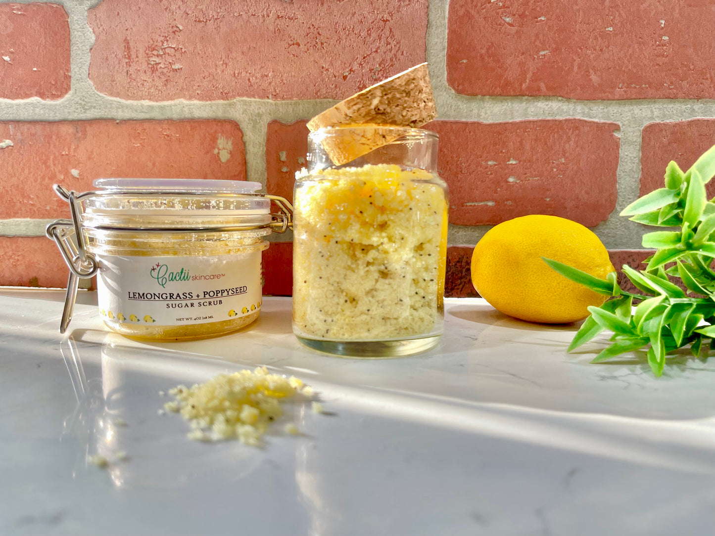 Lemongrass + Poppyseed Scrub